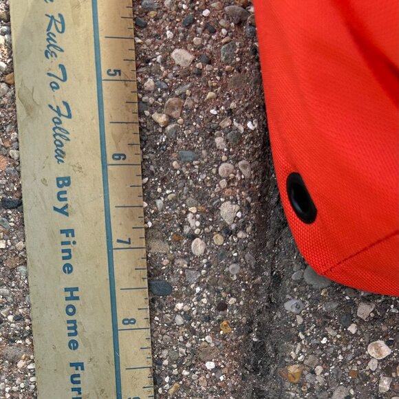 Nike Classic Style Orange Sneaker Shoe Box Zipper Travel Bag Clean - Picture 4 of 12